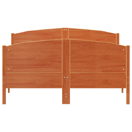 Giroletto senza Materasso Marrone Cera 120x200 cm Legno di Pino