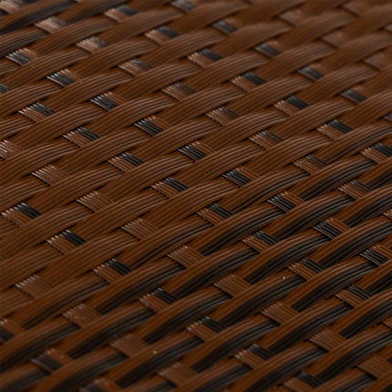 Paravento da Balcone Marrone e Nero 400x90 cm in Polyrattan