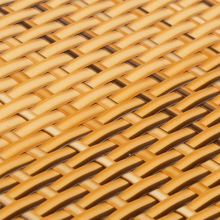 Paravento da Balcone Marrone Chiaro 600x90 cm in Polyrattan