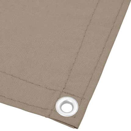 Paravento da Balcone Tortora 75x700 cm 100% Poliestere Oxford