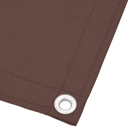 Paravento da Balcone Marrone 75x800 cm 100% Poliestere Oxford