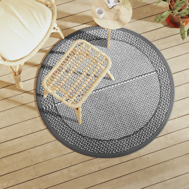 Tappeto da Esterno ARAKIL Grigio ÃƒËœ120 cm in PP