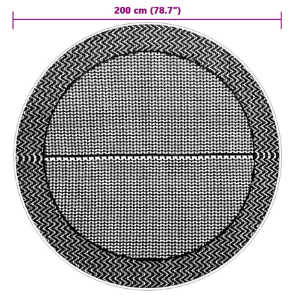 Tappeto da Esterno ARAKIL Grigio ÃƒËœ200 cm in PP