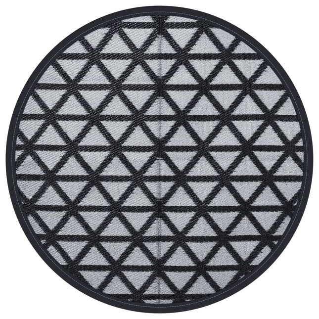 Tappeto da Esterni ARAKIL Nero ÃƒËœ160 cm in PP