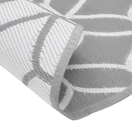 Tappeto da Esterno ARAKIL Grigio Ã˜120 cm in PP