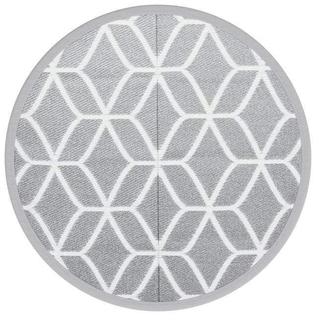 Tappeto da Esterno ARAKIL Grigio ÃƒËœ160 cm in PP