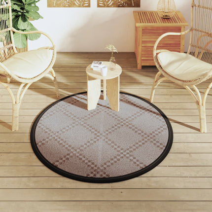 Tappeto da Esterni ARAKIL Marrone ÃƒÆ’Ã‹Å“120 cm in PP