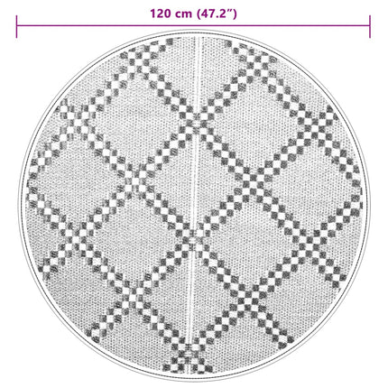 Tappeto da Esterni ARAKIL Marrone ÃƒÆ’Ã‹Å“120 cm in PP