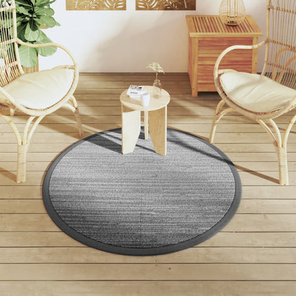 Tappeto da Esterno ARAKIL Grigio Ø120 cm in PP