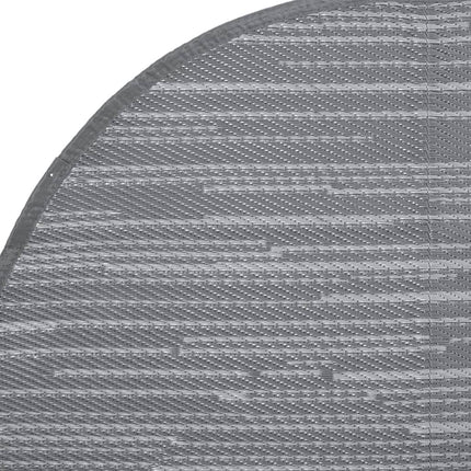 Tappeto da Esterno ARAKIL Grigio Ø120 cm in PP