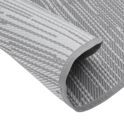 Tappeto da Esterno ARAKIL Grigio Ø120 cm in PP
