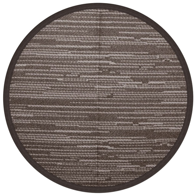 Tappeto da Esterno ARAKIL Marrone Ø200 cm PP