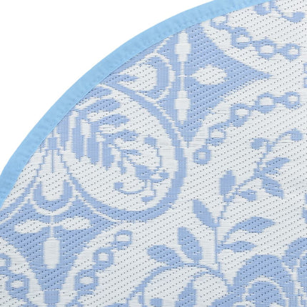 Tappeto da Esterni ARAKIL Blu Baby Ø160 cm in PP