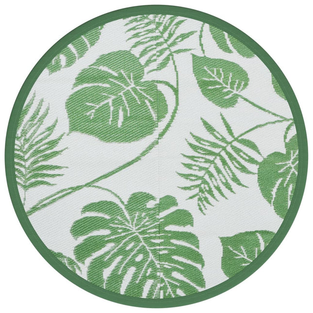 Tappeto da Esterno ARAKIL Verde Ø120 cm in PP