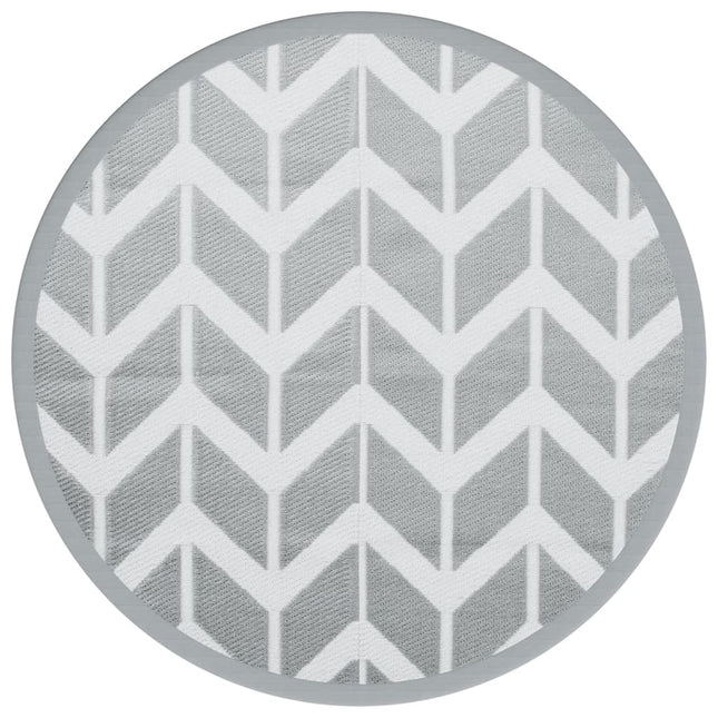 Tappeto da Esterno ARAKIL Grigio ÃƒËœ160 cm in PP