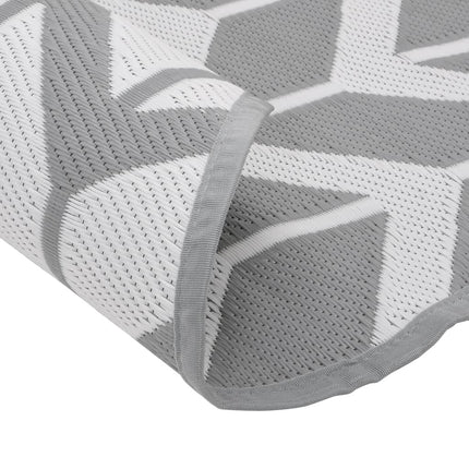 Tappeto da Esterno ARAKIL Grigio ÃƒËœ160 cm in PP