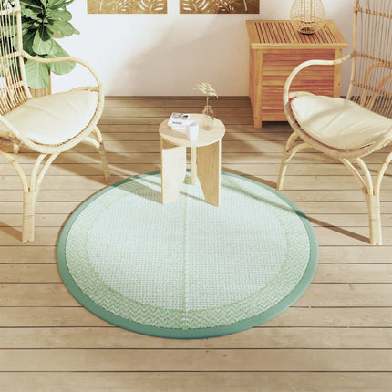 Tappeto da Esterno ARAKIL Verde Ã˜120 cm in PP