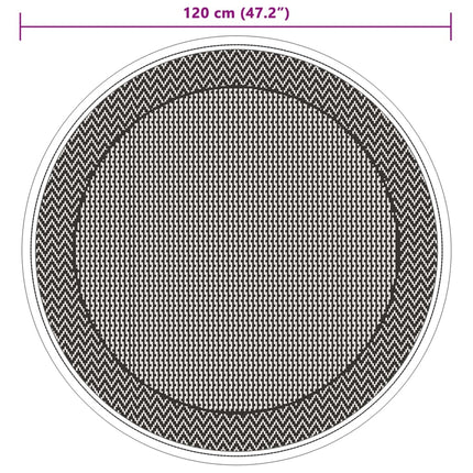 Tappeto da Esterno ARAKIL Verde Ã˜120 cm in PP