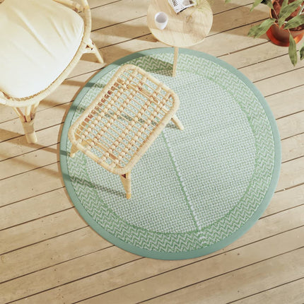 Tappeto da Esterno ARAKIL Verde Ã˜120 cm in PP