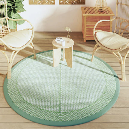 Tappeto da Esterno ARAKIL Verde Ã˜160 cm in PP