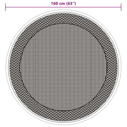 Tappeto da Esterno ARAKIL Verde Ã˜160 cm in PP
