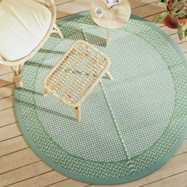 Tappeto da Esterno ARAKIL Verde Ã˜160 cm in PP