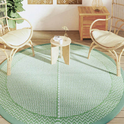 Tappeto da Esterno ARAKIL Verde Ã˜200 cm in PP