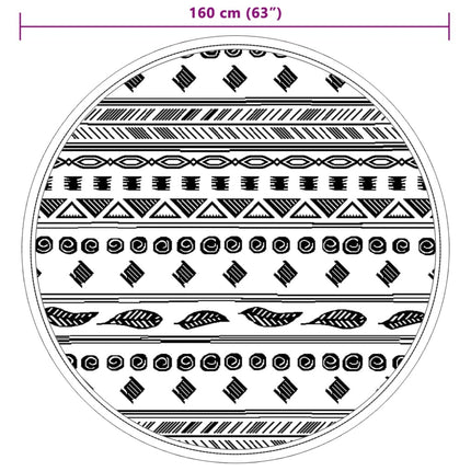 Tappeto da Esterno ARAKIL Grigio ÃƒËœ160 cm in PP