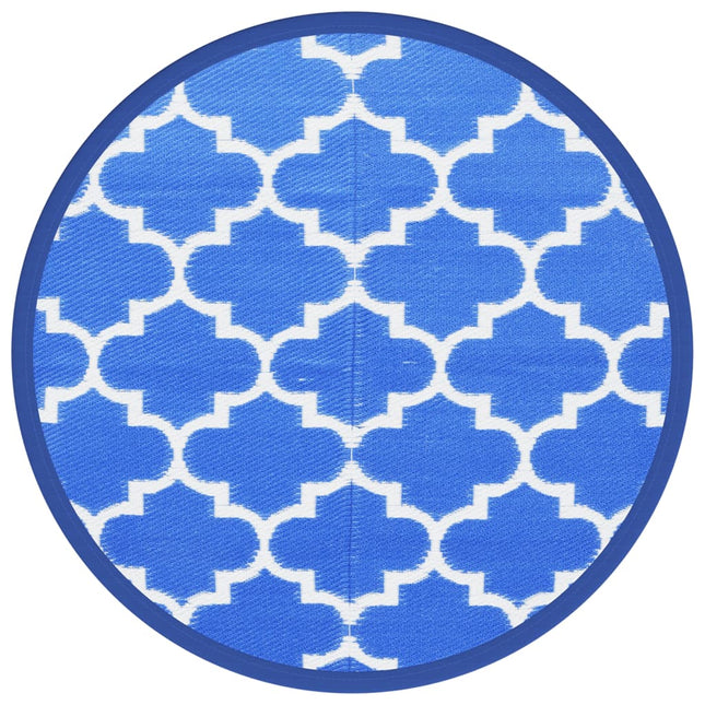 Tappeto da Esterni ARAKIL Blu ÃƒËœ160 cm in PP
