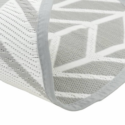 Tappeto da Esterno ARAKIL Grigio Ã˜120 cm in PP