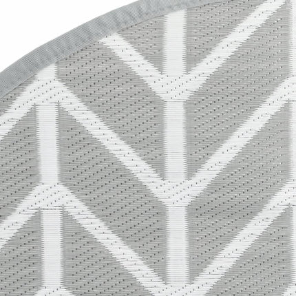 Tappeto da Esterno ARAKIL Grigio Ã˜120 cm in PP