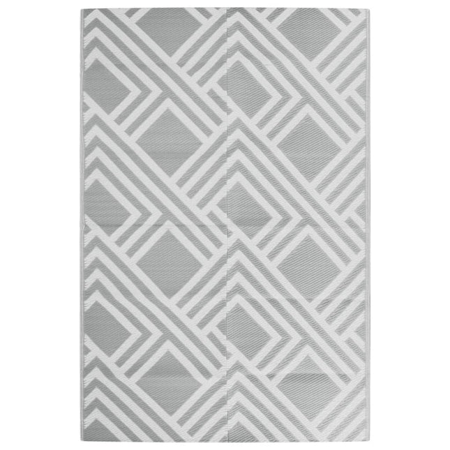 Tappeto da Esterni ARAKIL Grigio 120x180 cm in PP
