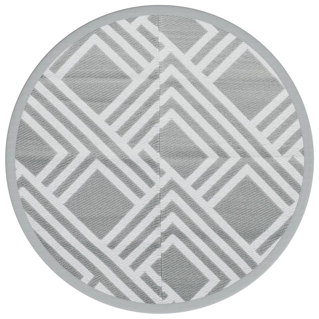 Tappeto da Esterno ARAKIL Grigio ÃƒËœ160 cm in PP