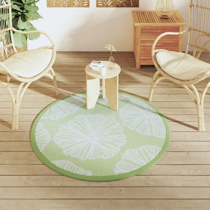 Tappeto da Esterno ARAKIL Verde Ã˜120 cm in PP