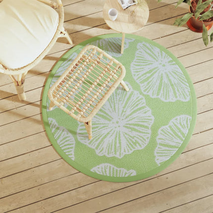 Tappeto da Esterno ARAKIL Verde Ã˜120 cm in PP