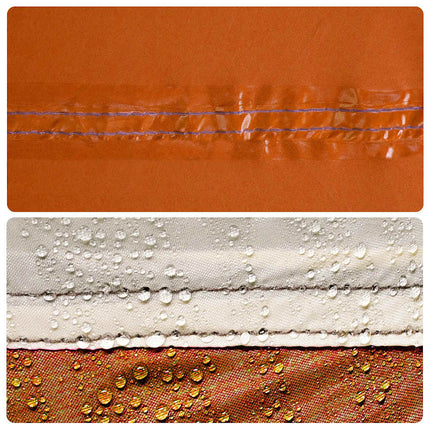 Frangivento da Campeggio Arancione 366x152x152 cm Impermeabile