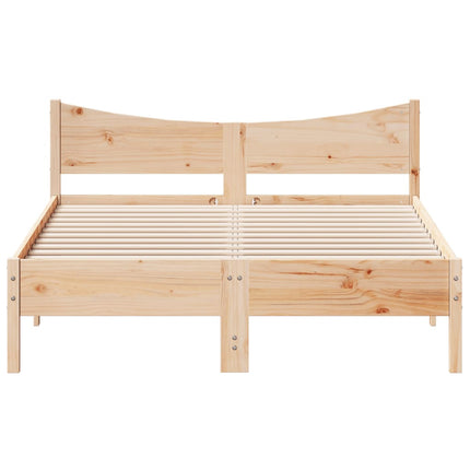 Letto senza Materasso 135x190 cm in Legno Massello di Pino