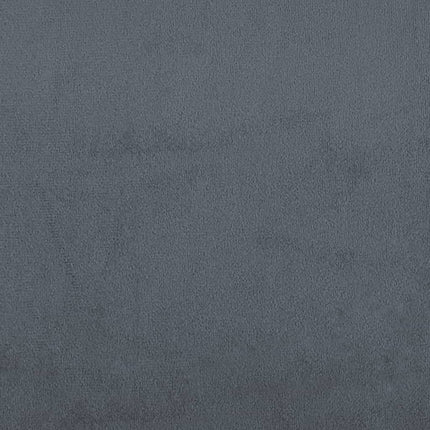 Set di Divani 2 pz Grigio Scuro in Velluto