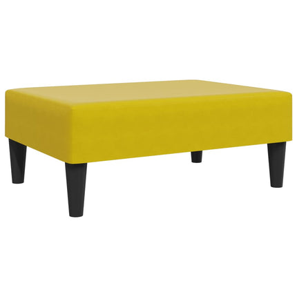 Set di Divani 2 pz Giallo in Velluto