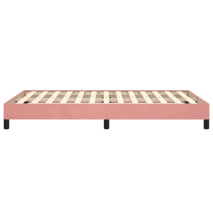 Giroletto senza Materasso Rosa 120x190 cm Velluto