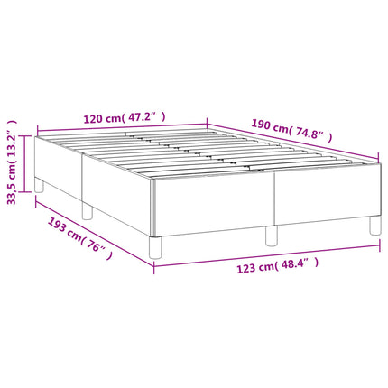 Giroletto senza Materasso Crema 120x190cm in Tessuto