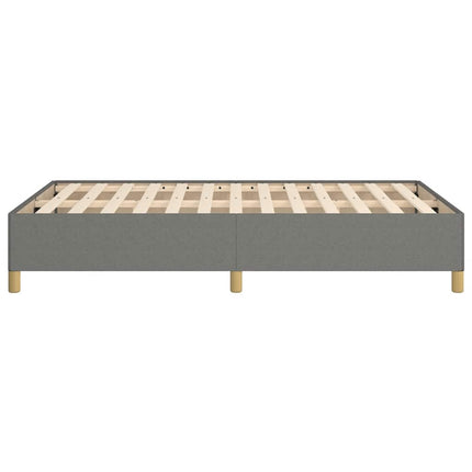 Giroletto senza Materasso Grigio Scuro 120x190 cm in Tessuto