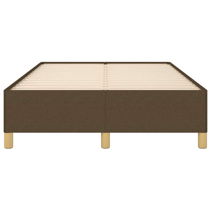 Giroletto senza Materasso Marrone Scuro 80x200 cm in Tessuto