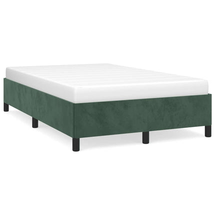 Giroletto senza Materasso Verde Scuro 120x190 cm Velluto