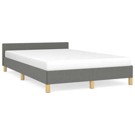 Giroletto senza Materasso Grigio Scuro 120x190 cm in Tessuto