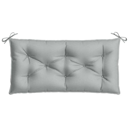 Cuscino Panca Giardino Grigio Chiaro MÃƒÂ©lange 100x50x7cm Tessuto