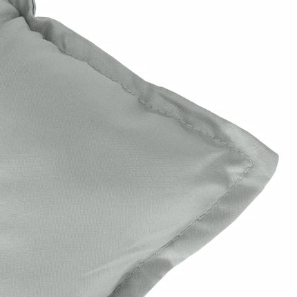 Cuscino Panca Giardino Grigio Chiaro MÃƒÂ©lange 100x50x7cm Tessuto