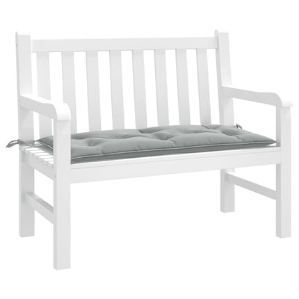 Cuscino Panca Giardino Grigio Chiaro MÃƒÂ©lange 100x50x7cm Tessuto