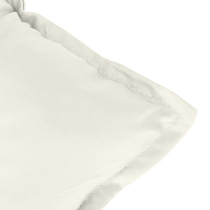 Cuscino Panca Giardino Crema MÃ©lange 100x50x7 cm Tessuto