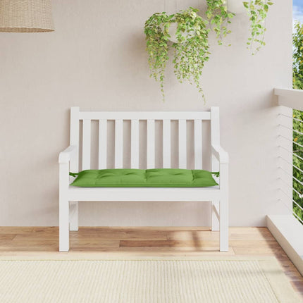 Cuscino Panca Giardino Verde MÃƒÂ©lange 100x50x7 cm Tessuto